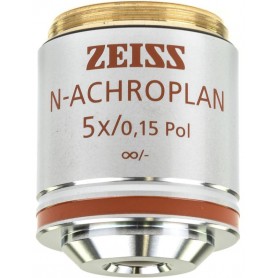 ZEISS objektīva lēcas N-Achroplan 5x/0.15 pole wd 12.0mm (78891, 420933-9901-000)