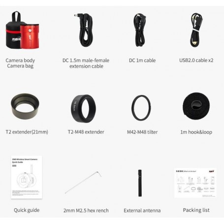 जेडब्ल्यूओ कैमरा एएसआई 585 एमएम-एयर मोनो (88176)