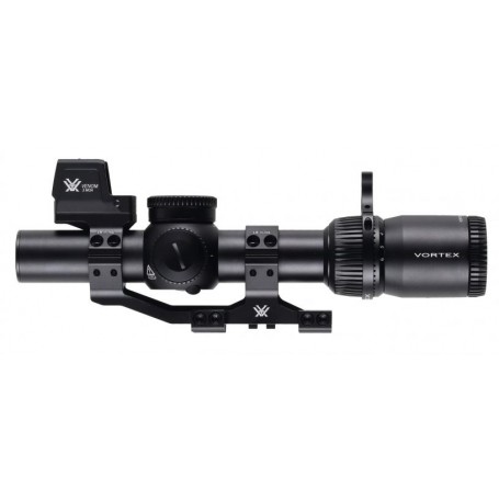 Vortex AR Kit: Venom 1-6x24 30mm AR-BDC3 MOA puškoskop + Venom 3MOA crvena točka + sportski cantilever nosač 30mm + nosač za crv