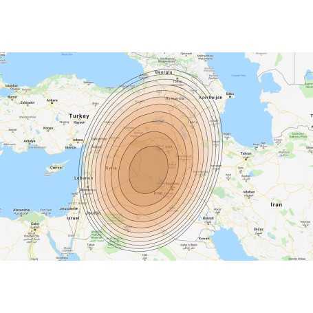 シリアの衛星インターネット