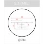 मावेन S.3A 24x67 - आईपीस MIL - एंगल्ड स्पॉटिंग स्कोप ग्रे/ऑरेंज (S3A-24MILBLD3)