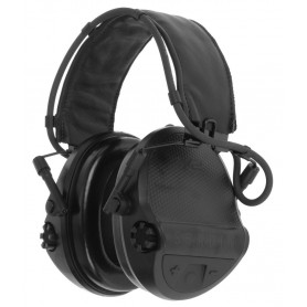 Sordin Supreme X2 Memoryfoam Headband Active Hearing Protectors - Black (301004-10P)