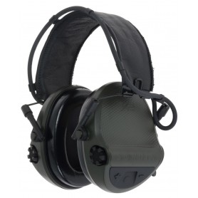 Sordin Supreme X2 Memoryfoam Headband Active Hearing Protectors - Green (301006-10P)