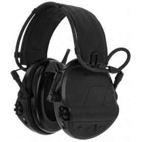 Sordin Supreme T2 Leather Active Hearing Protectors - Black (303004-10P)