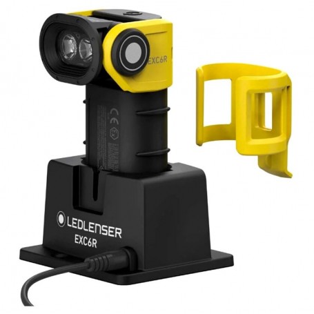 Ledlenser EXC6R ATEXセット 懐中電灯 充電ステーション付き - 300ルーメン (502406)