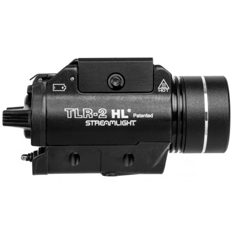 ストリームライト TLR-2 HL ウェポンフラッシュライト ブラック - 1000ルーメン（69261）