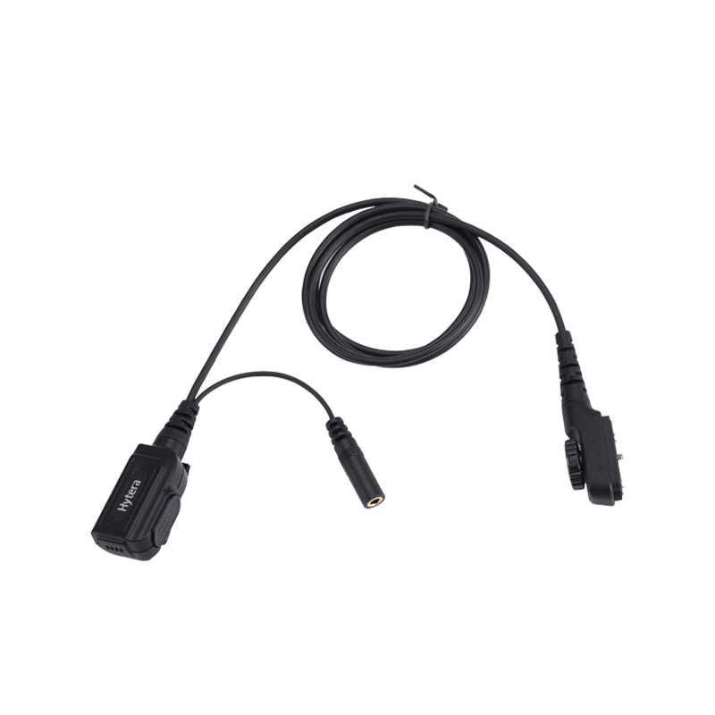 کابل PTT و میکروفون ACN-01 هایترا برای استفاده با گوشی فقط دریافت‌کننده