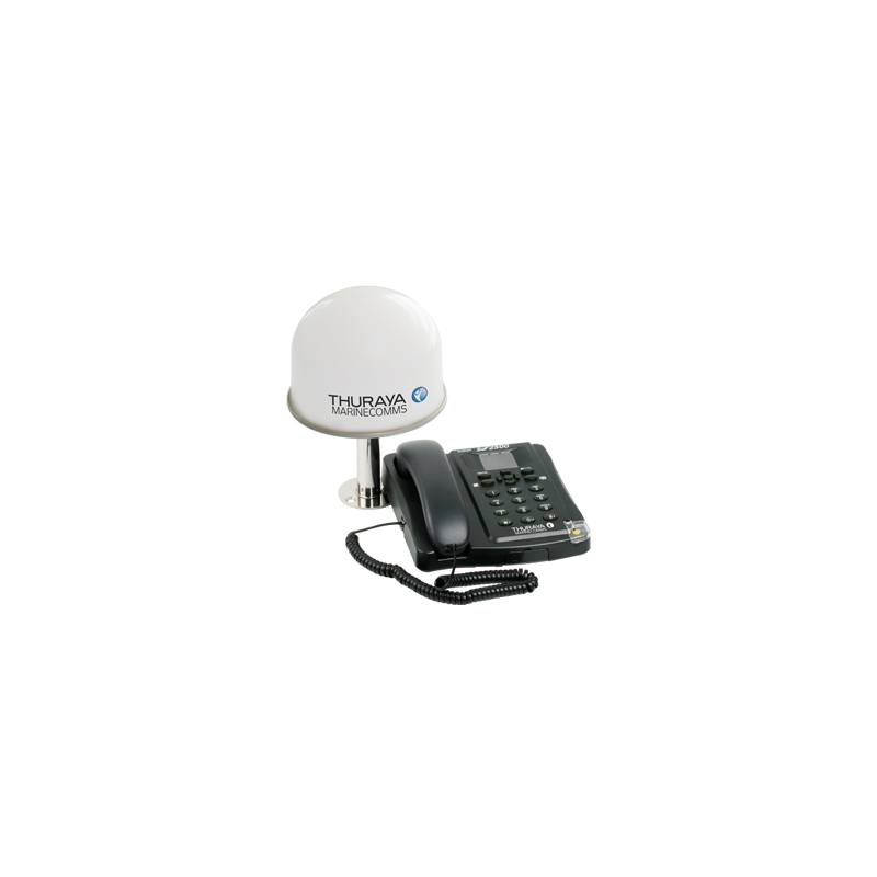 Thuraya SF2500 با آنتن فعال و کابل 5 متری c/w BDU، گوشی با سیم سیم پیچی،