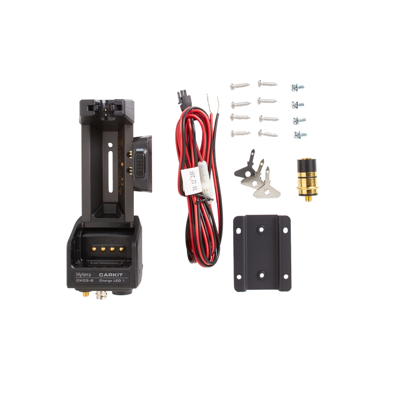 CK03-E Hytera ชุดติดรถยนต์พร้อมตัวแปลงเสาอากาศและบลูทูธไร้สาย (รุ่นปรับปรุง)