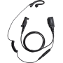 Auricular Desmontable Estilo C EHN21 de Hytera con PTT en Línea y Micrófono, Negro