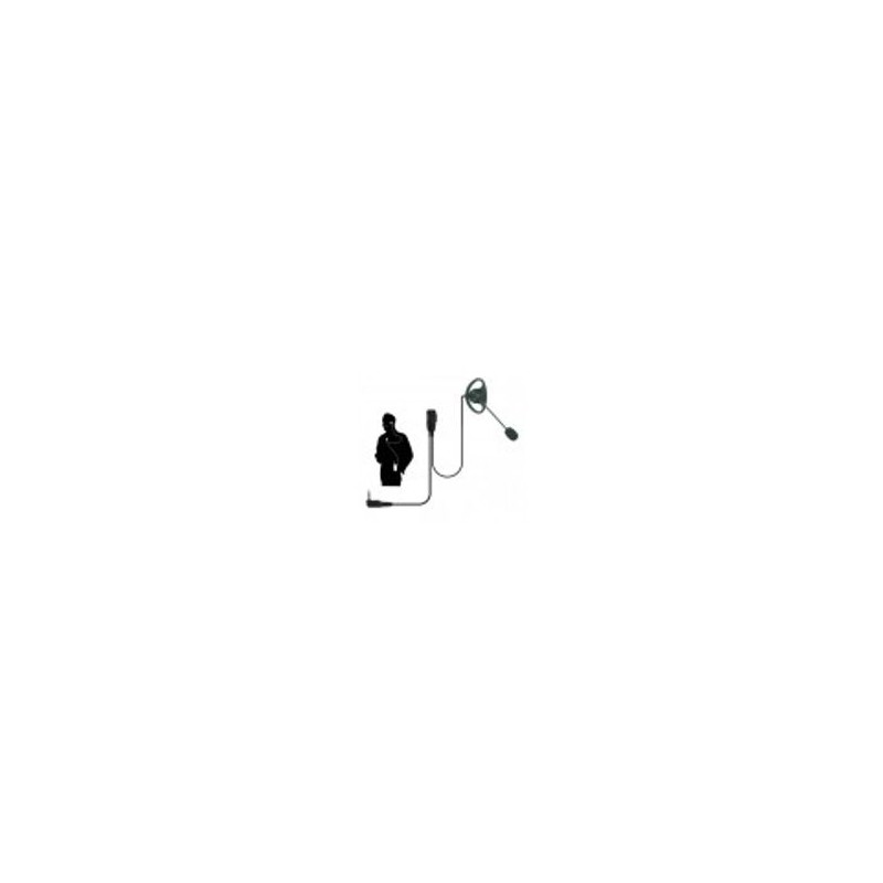 DNH1070-H1S Voxtech D Earphone, Boom Mikrofon, PTT pada Kabel