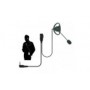 DNH1070-H1S Voxtech D Oortelefoon, Boom Microfoon, PTT op Snoer