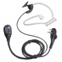 EAM12 Hytera -kuuloke akustisella putkella ja in-line PTT:llä (musta)