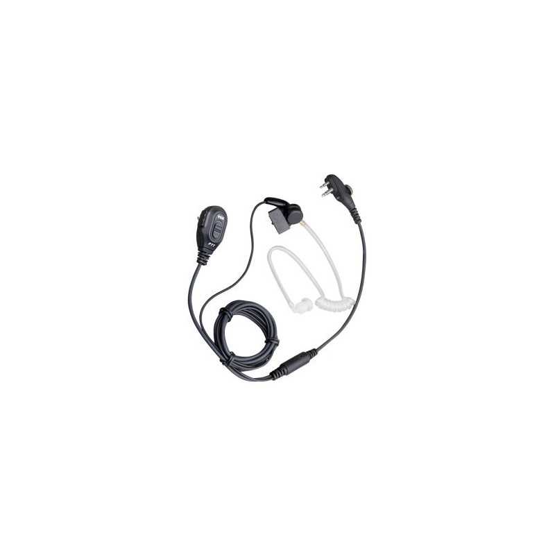 Hytera EAM13 หูฟังพร้อมท่ออะคูสติกและปุ่ม PTT ในสาย, สีดำ