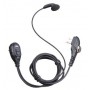 ESM12 Earbud Hytera dengan PTT dan Mikrofon In-line - Hitam