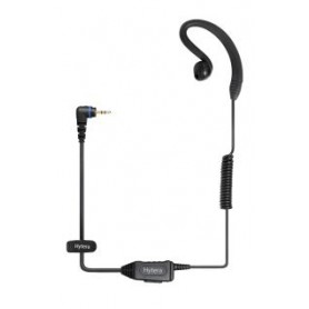 EHS16 Hytera C-stijl oortelefoon met in-line PTT en microfoon (zwart)