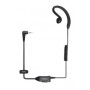 EHS16 Hytera C-Style Earpiece with Inline PTT and Microphone, Black