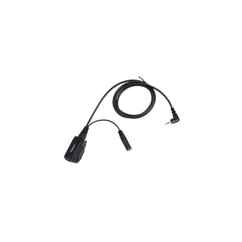 کابل ACS-01 Hytera PTT و MIC برای استفاده با گوشی فقط دریافت‌کننده