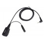 ACS-01 Hytera PTT- en MIC-kabel voor gebruik met alleen-ontvangst oordopje