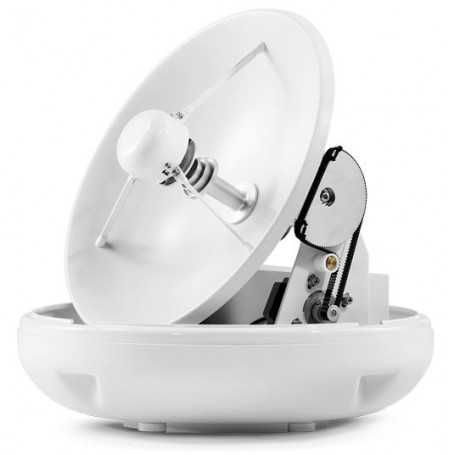 Sistem liniar Intellian i3 cu reflector de 37 cm (14,6 inchi) și LNB dublu universal
