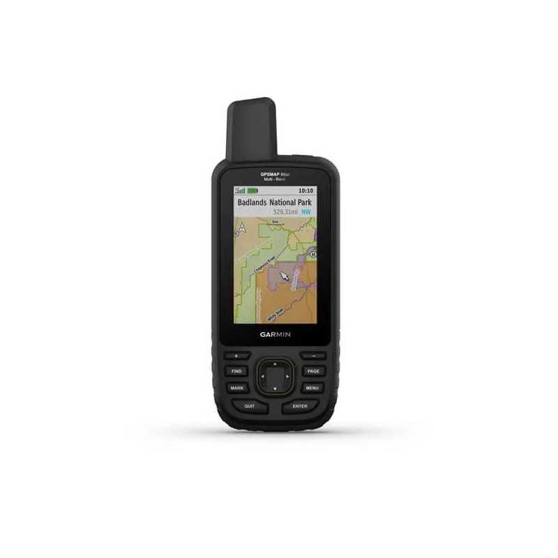 การ์มิน GPSMAP 66sr (010-02431-00) เครื่อง GPS แบบมือถือหลายย่านความถี่พร้อมเซ็นเซอร์และแผนที่ภูมิประเทศ