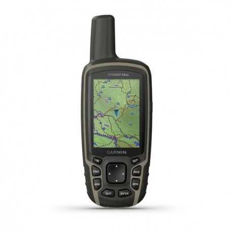 Garmin GPSMAP 64sx (010-02258-10) GPS محمول مع مستشعرات ملاحة