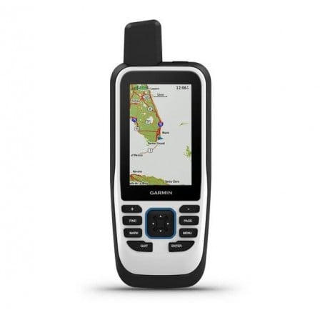 Garmin GPSMAP 86s (010-02235-00) jūras rokas tālrunis, kas iepriekš ielādēts ar pasaules pamata karti