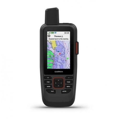 Garmin GPSMAP 86sci (010-02236-02) Marine Handheld مع BlueChart g3 Coastal Charts وإمكانيات inReach