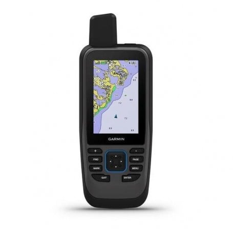 Garmin GPSMAP 86sc (010-02235-02) Marine-Handheld mit vorinstallierten BlueChart g3-Küstenkarten