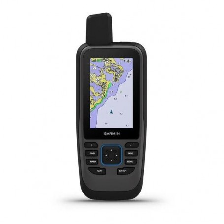 Garmin GPSMAP 86sc (010-02235-02) البحرية محملة مسبقًا بمخططات ساحلية BlueChart g3