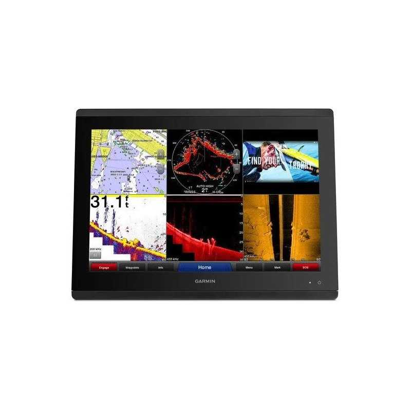 Garmin GPSMAP 8617 MFD 配備 Bluechart G3 和 LakeVü G3 地圖