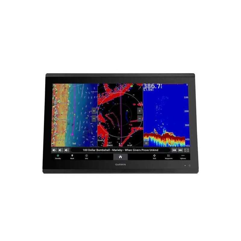 Garmin GPSMAP 8622 MFD 與 Bluechart G3 和 Lakevü G3 地圖