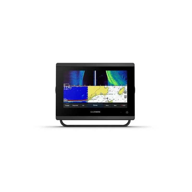 가민 GPSMAP 723xsv 사이드뷰, 클리어뷰 및 전통적인 CHIRP 소나와 전 세계 베이스맵