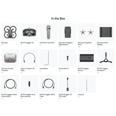 DJI 아바타 드론 - 플라이 스마트 콤보