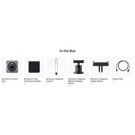 מצלמת DJI Action 2 Dual-Screen Combo