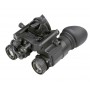 AGM NVG-50 NW1 ECHO IIT - Двоен тръбен нощен визьор/бинокъл, FOM 1800-2300 Автоматично затворен Gen 2+, P45-White Phosphor