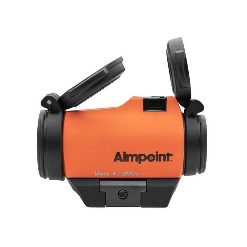 منظار النقطة الحمراء Aimpoint Micro H-2 بتركيب قياسي - طبقة سيراكوت برتقالية