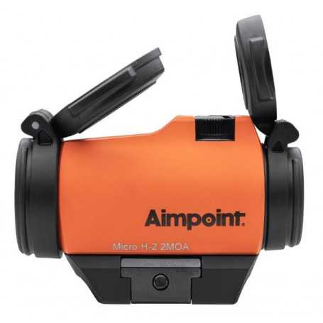Mira Reflex Roja Aimpoint Micro H-2 con Montura Estándar - Cerakote Naranja