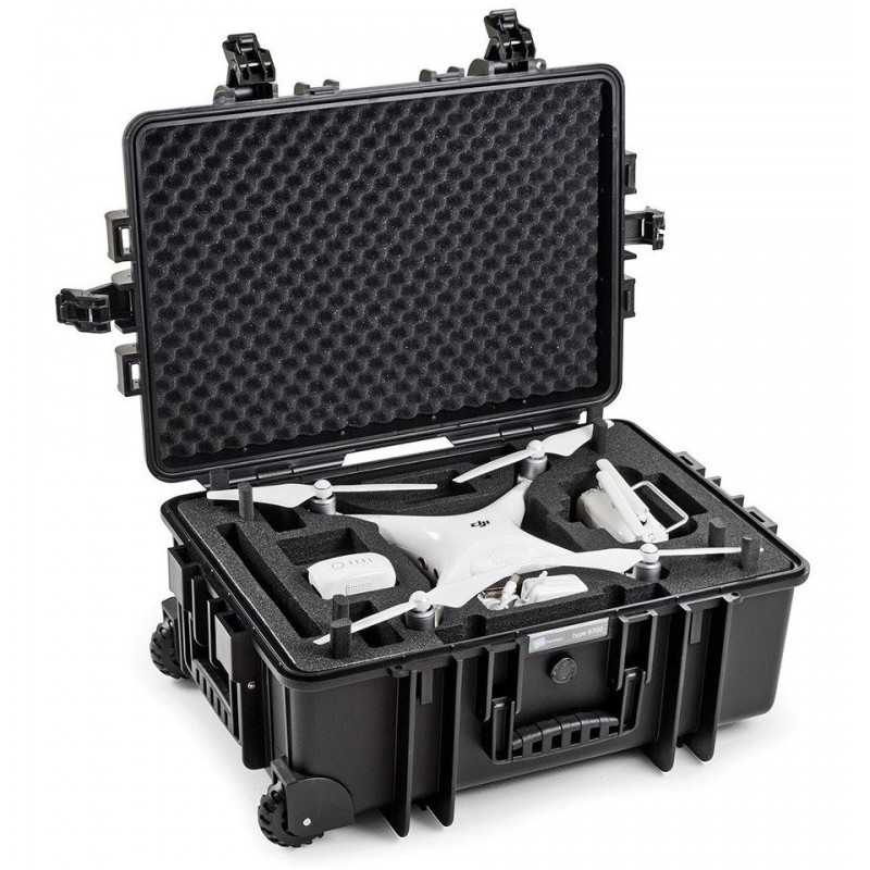Вуличні кейси B&W для дрона типу 6700 DJI Phantom 4 RTK/Pro/Advanced/Obsidian Black
