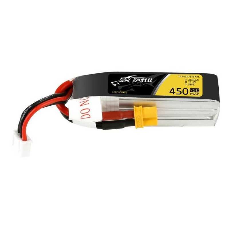 タットゥ 450mAh 11.1V 75C 3S1P ロングバッテリー