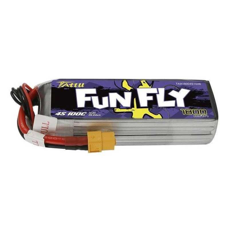 סוללת טאטו פאנפלי 1800mAh 14.8V 100C 4S1P XT60