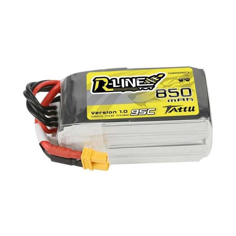 टाट्टू आर-लाइन 850mAh 14.8V 95C 4S1P बैटरी