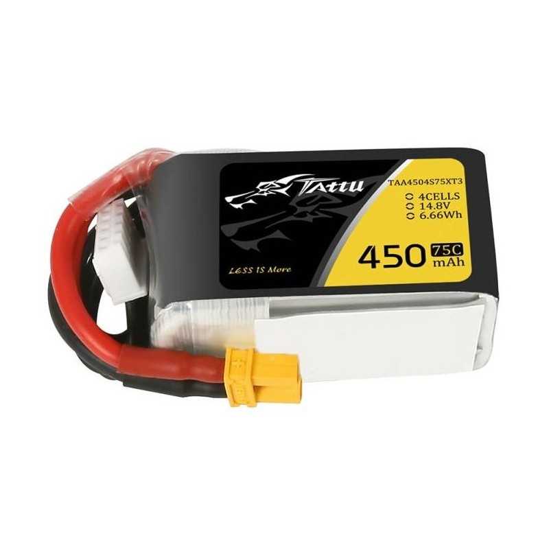 Tattu 450mAh 14.8V 75C 4S1P Battery