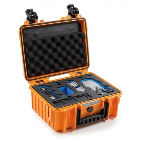 B&W Outdoor Cases Tipo 3000 para DJI Mavic Air 2 / Air 2S, Naranja