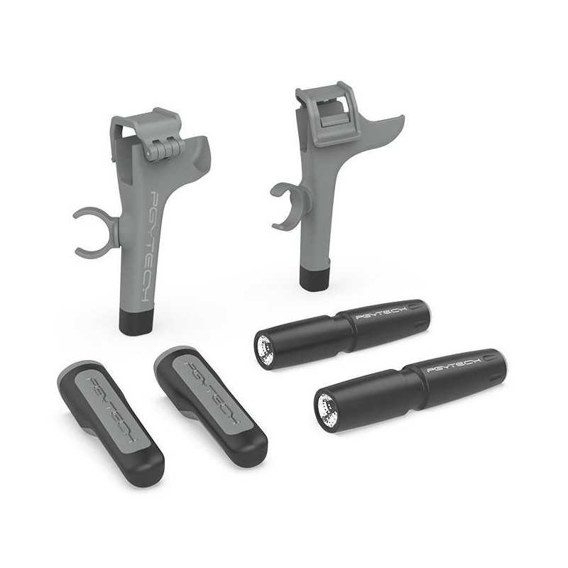 PGYTECH DJI Mavic Air 2 / Air 2S অবতরণ গিয়ার এক্সটেনশন LED হেডল্যাম্প সেট