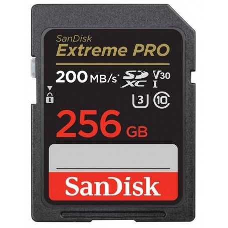 کارت حافظه سن‌دیسک اکستریم پرو SDXC 256GB، 200/140 MB/s UHS-I U3 (SDSDXXD-256G-GN4IN)