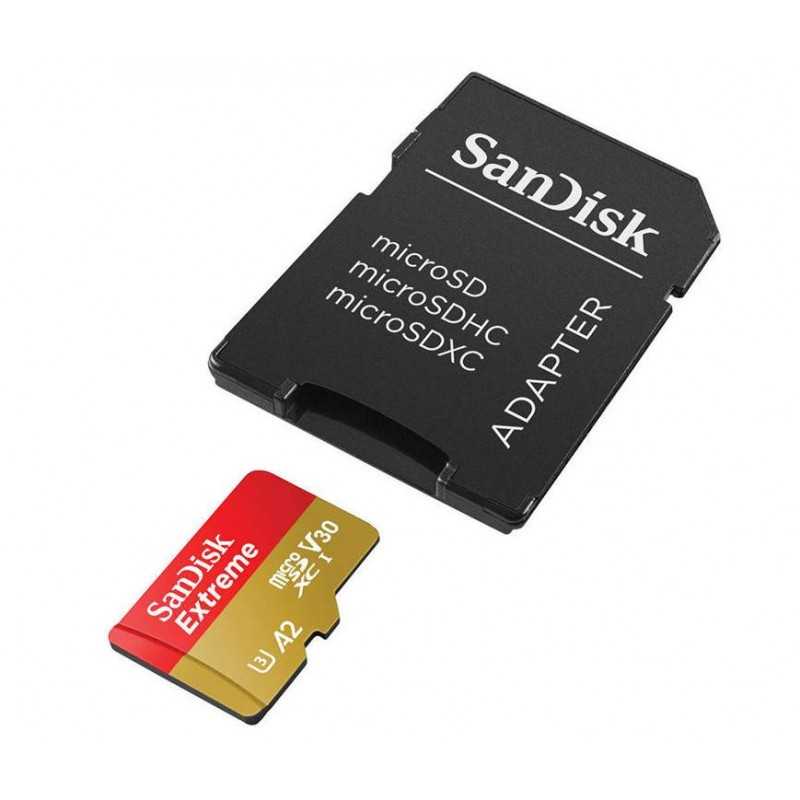 سانديسك إكستريم بطاقة ذاكرة 256 جيجابايت microSDXC، 190/130 ميجابايت/ث، UHS-I U3 (SDSQXAV-256G-GN6MA)