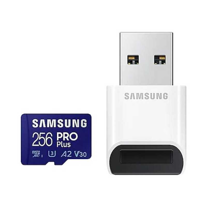 Samsung PRO Plus 256GB microSDXC Κάρτα Μνήμης με Αναγνώστη Καρτών (MB-MD256KB)