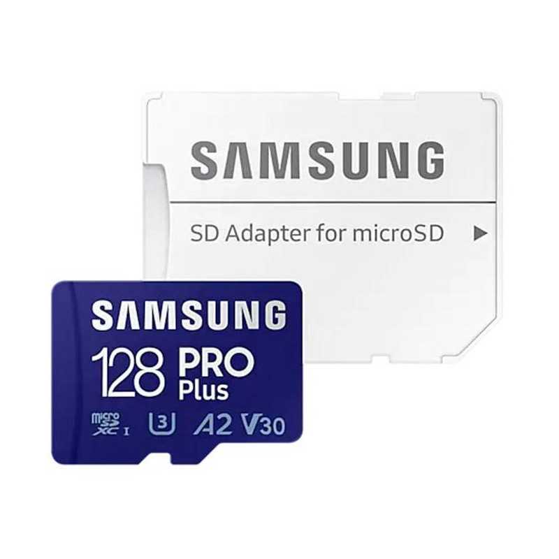 ซัมซุง โปร พลัส 128GB ไมโครเอสดีเอ็กซ์ซี การ์ดหน่วยความจำ พร้อมเครื่องอ่านการ์ด (MB-MD128KB)