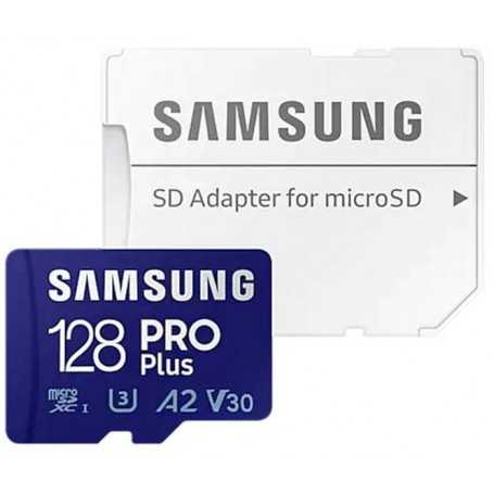 サムスン PRO Plus 128GB MicroSDXC メモリーカード カードリーダー付 (MB-MD128KB)